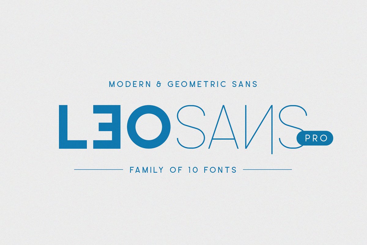 Leo Sans Pro Light Font preview